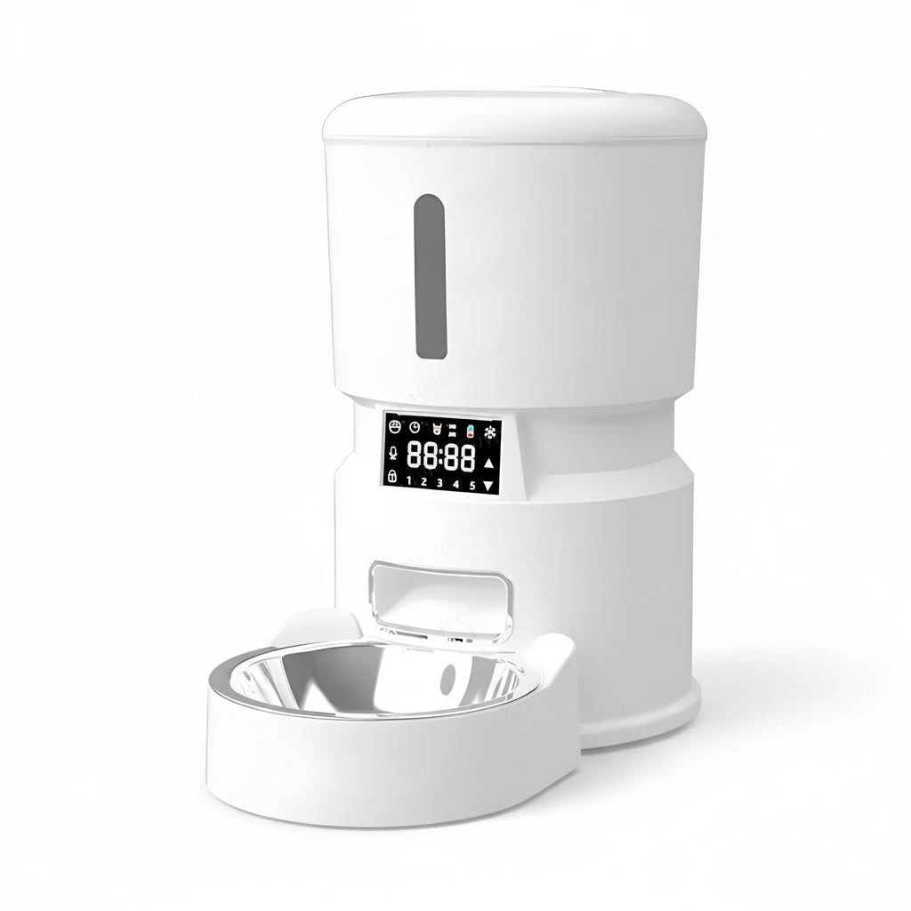 Smart 4L Pet Feeder in White