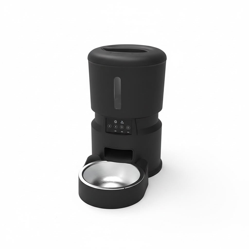 Smart 4L Pet Feeder in Black